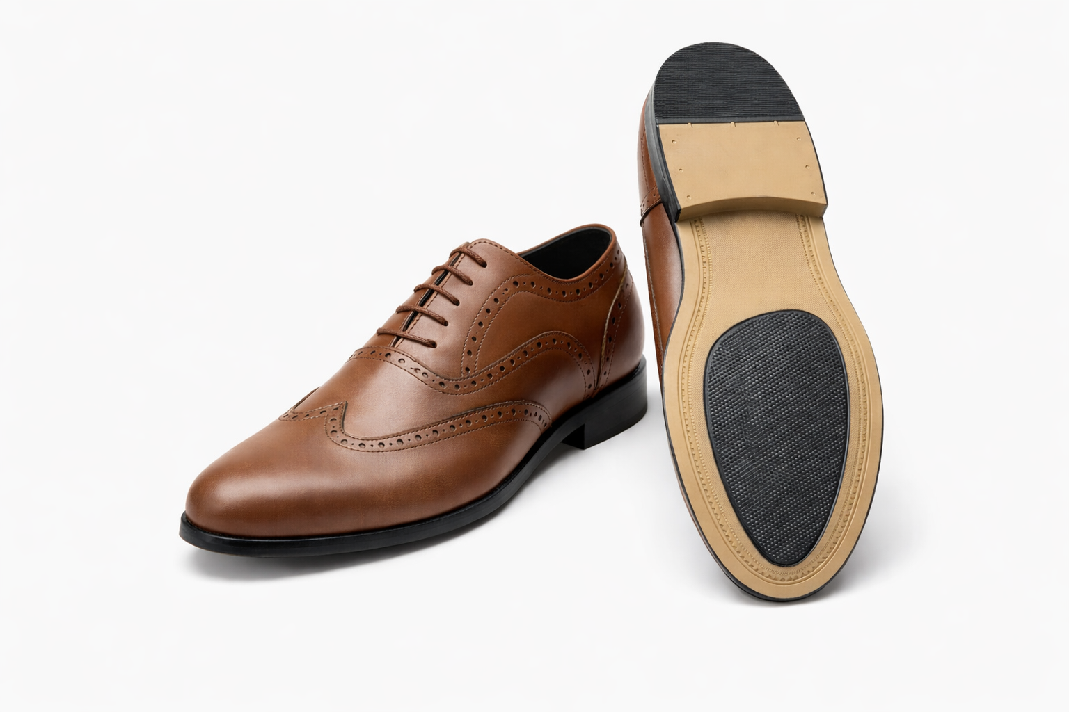 Wingtip Brogue — Cognac